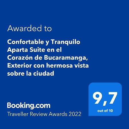 Confortable Y Tranquilo Aparta Suite En El Corazon De Bucaramanga, Exterior Con Hermosa Vista Sobre La Ciudad Екстер'єр фото