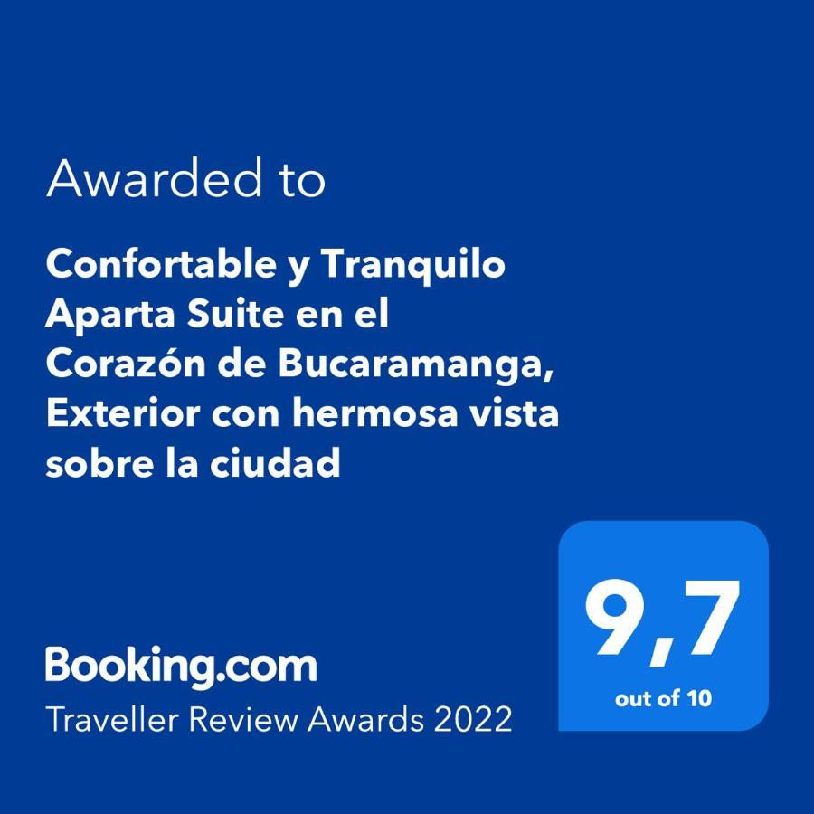 Confortable Y Tranquilo Aparta Suite En El Corazon De Bucaramanga, Exterior Con Hermosa Vista Sobre La Ciudad Екстер'єр фото